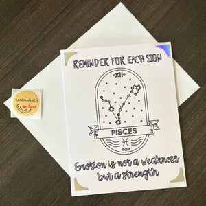 Horoscope Birthday Cards | Birthday Cards | Zodiac Birthday Cards | Birthday Card for Astrology Signs | For Him, For Her | Handmade Cards