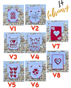 Cute Valentine’s Day Card | Love Card | Heart Card | Blank Inside, Envelope Included