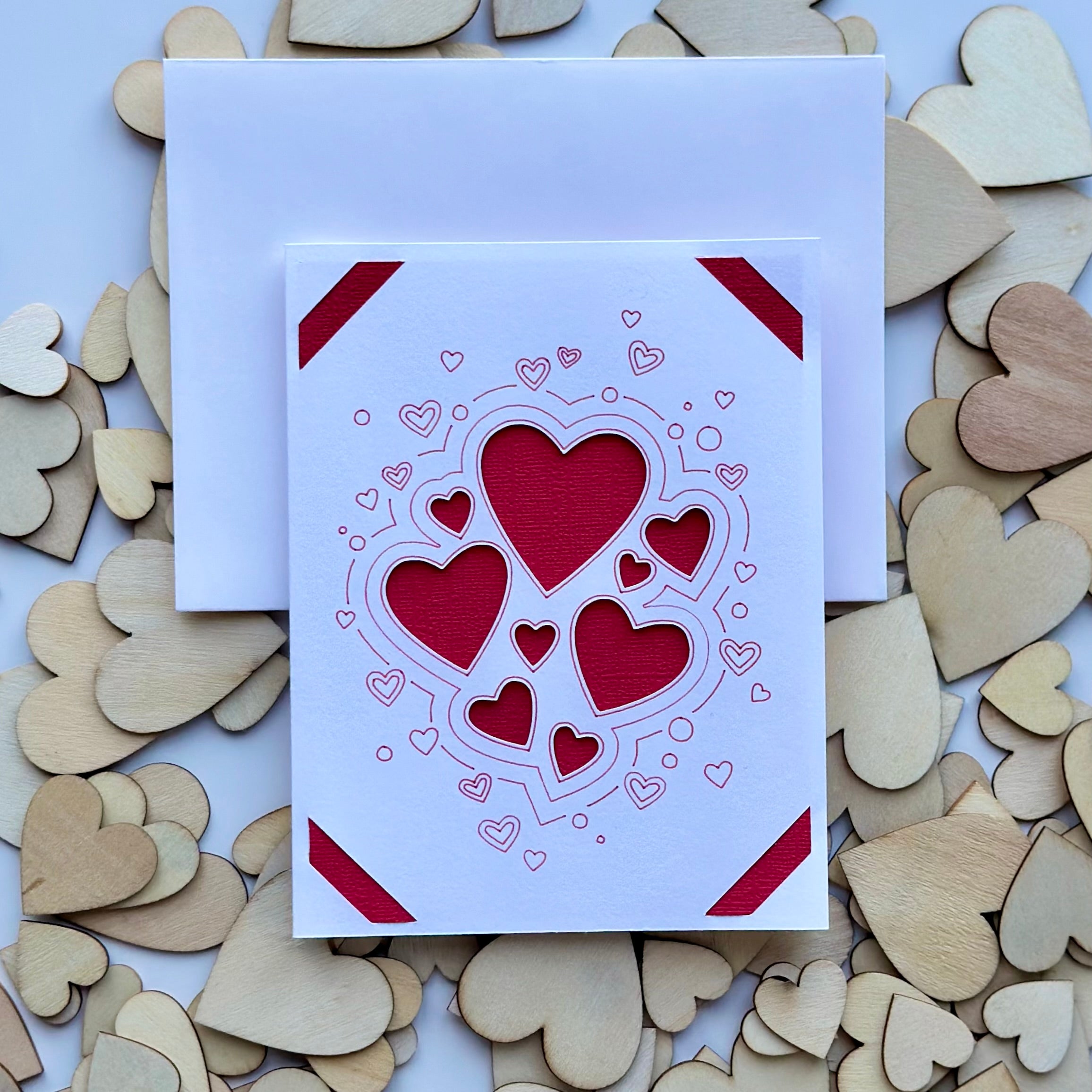 Cute Valentine’s Day Card | Love Card | Heart Card | Blank Inside, Envelope Included