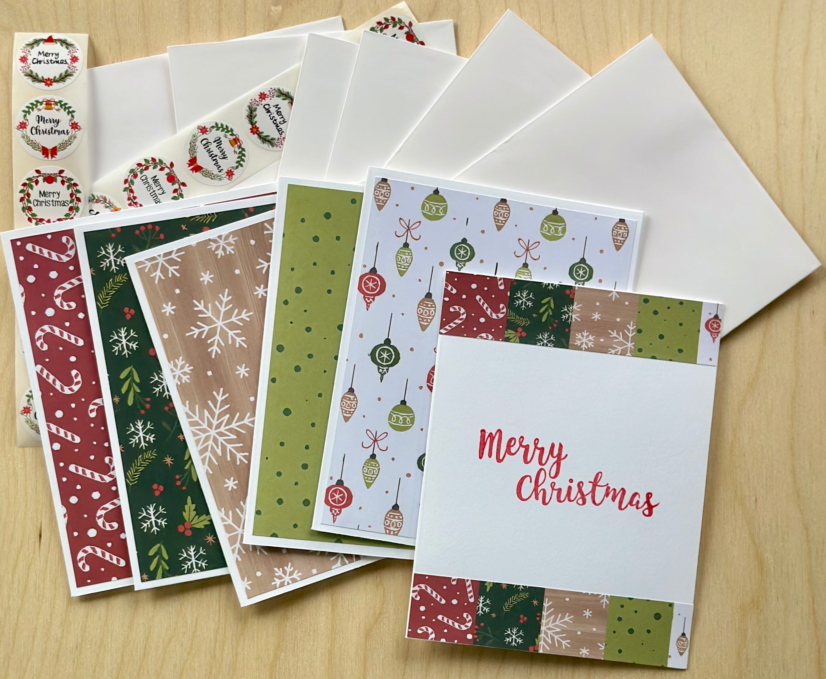 Christmas Cards | Blank Christmas Cards | Greeting Cards | Holiday Cards |Handmade Cards Sets | Set of 6 Cards | Set of 8 Cards