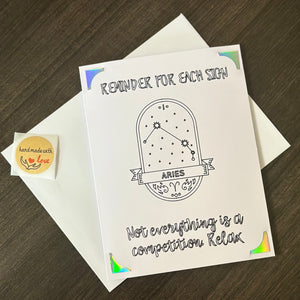 Horoscope Birthday Cards | Birthday Cards | Zodiac Birthday Cards | Birthday Card for Astrology Signs | For Him, For Her | Handmade Cards