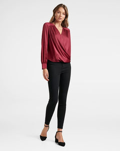 Sandra Gathered Yoke Wrap Shirt | Ever New