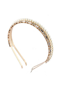 Anna Pearl and Metal Two-Pack Headbands