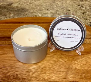 English Lavender | Softer & Sweeter | Very Therapeutic | Scented Travel Size Candle