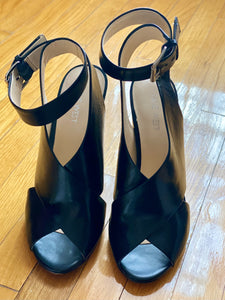 Nine West Ombray Leather Heeled Sandal | Pre-Loved