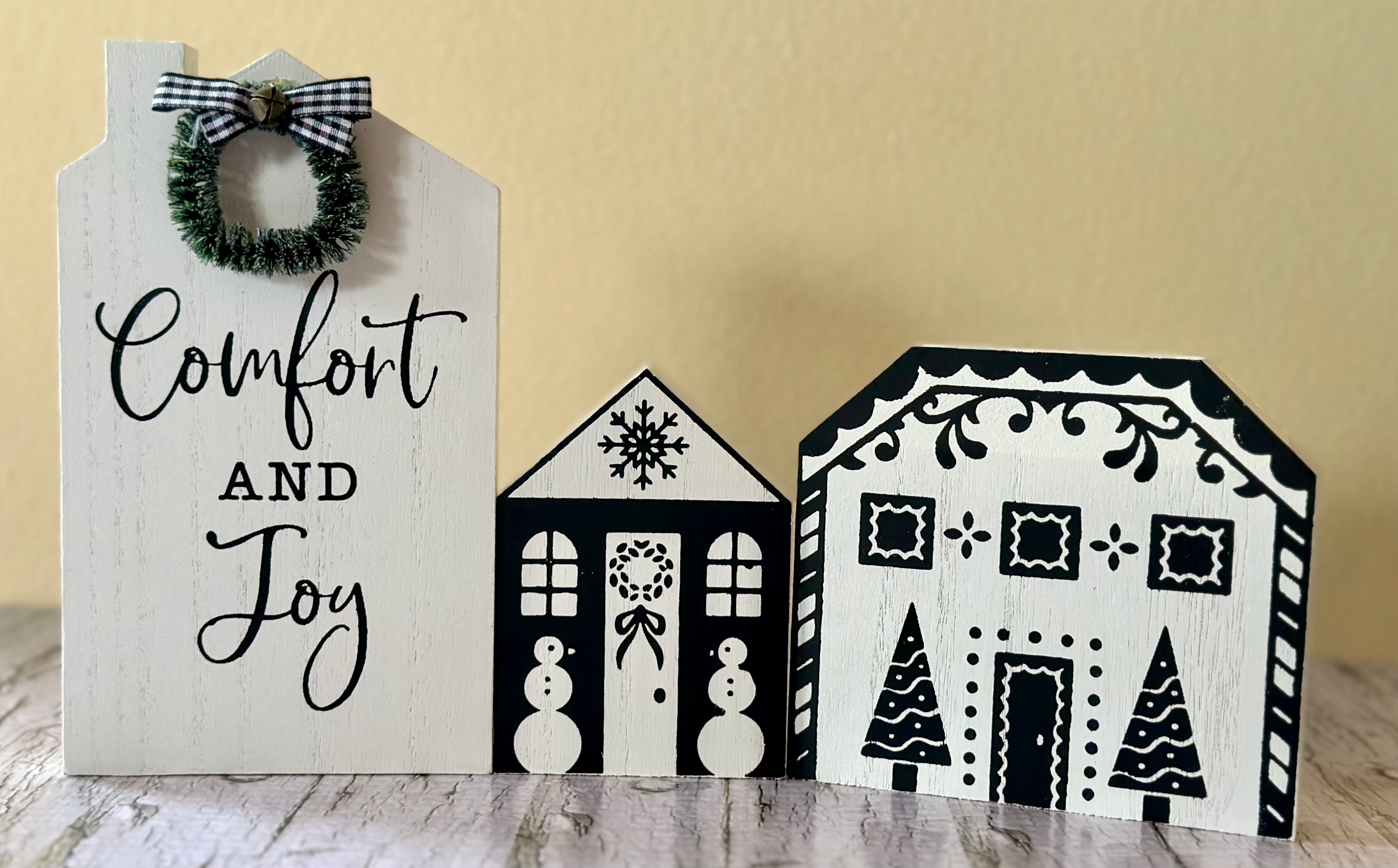 Christmas Houses- Set of 3