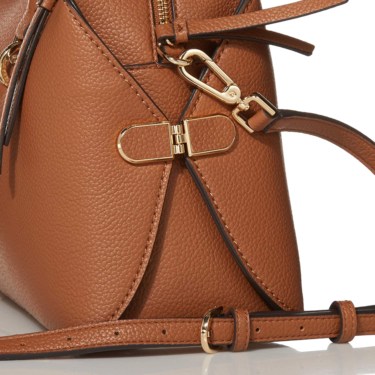 Calvin Klein Deandra Faux Leather Satchel