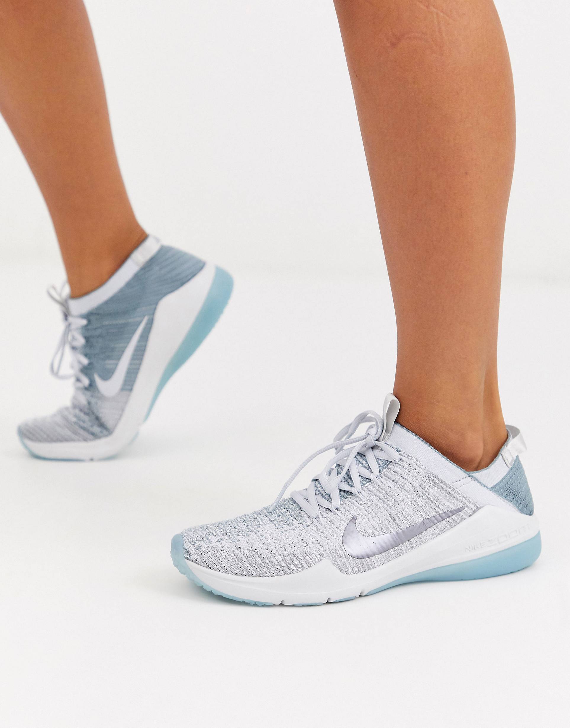 Women | Nike Training air zoom fearless flyknit 2 in grey