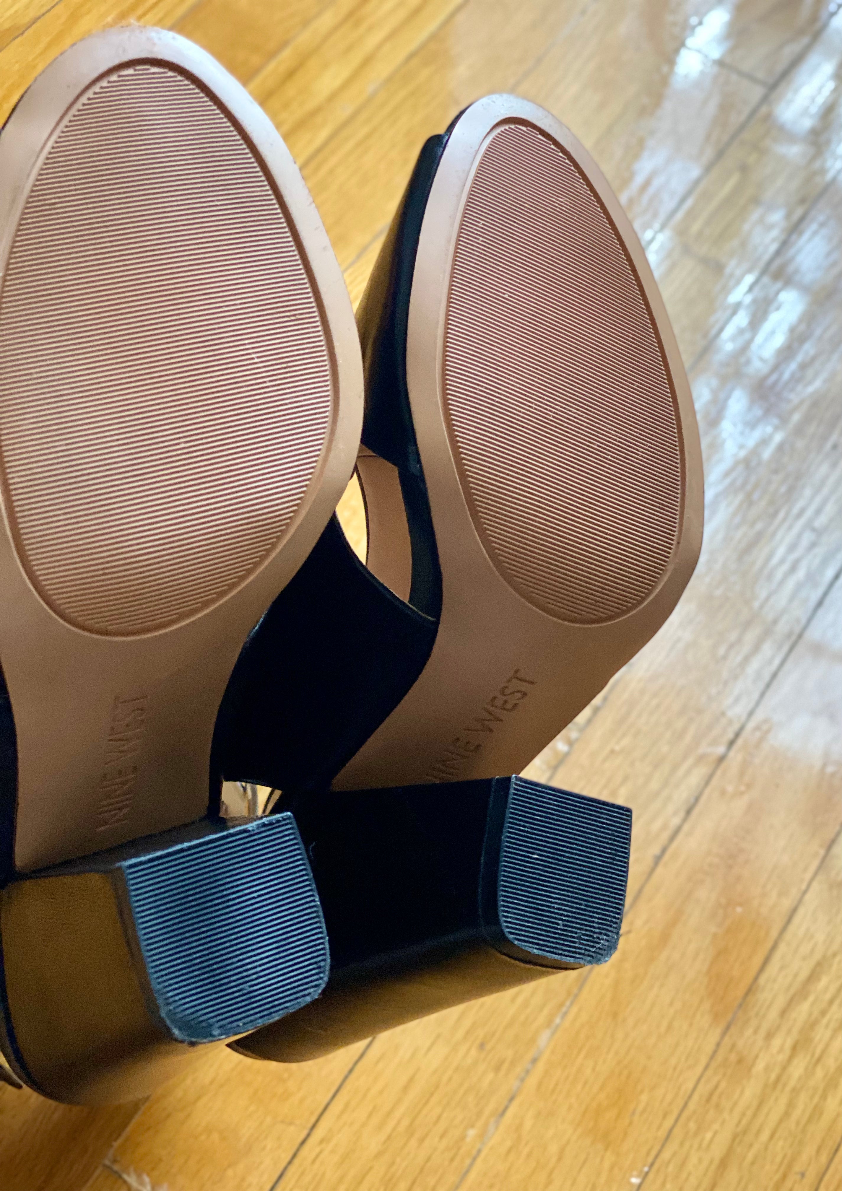 Nine West Ombray Leather Heeled Sandal | Pre-Loved