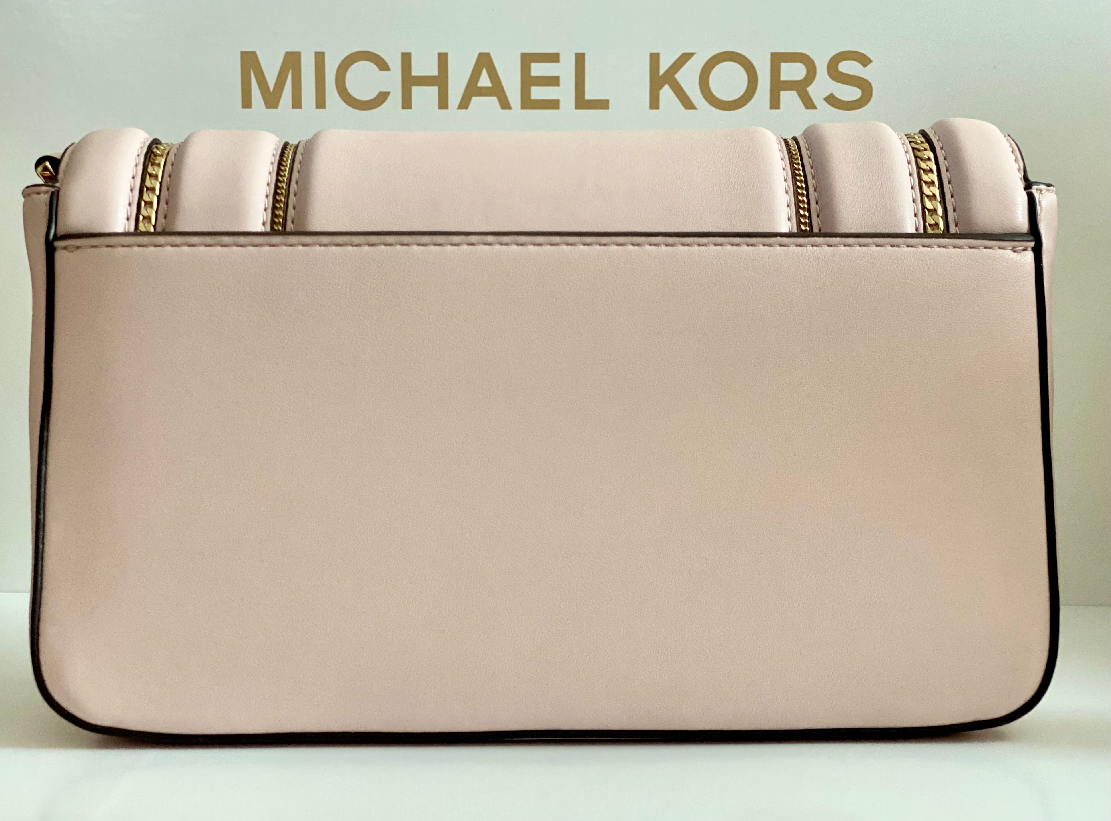 Shop Michael Kors Monogram Unisex Canvas Small Shoulder Bag by Kevin_C