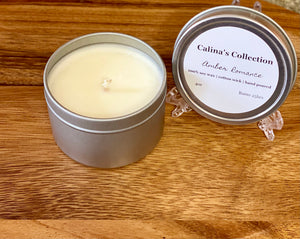 Amber Romance | Sensual & Seductive | Scented Travel Size Candle