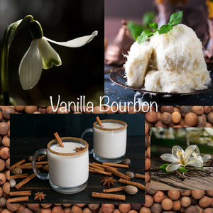 Vanilla Bourbon | Scented Tin Candle | Wooden Wick